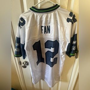 Seattle Seahawks 12th Man White Vintage Jersey